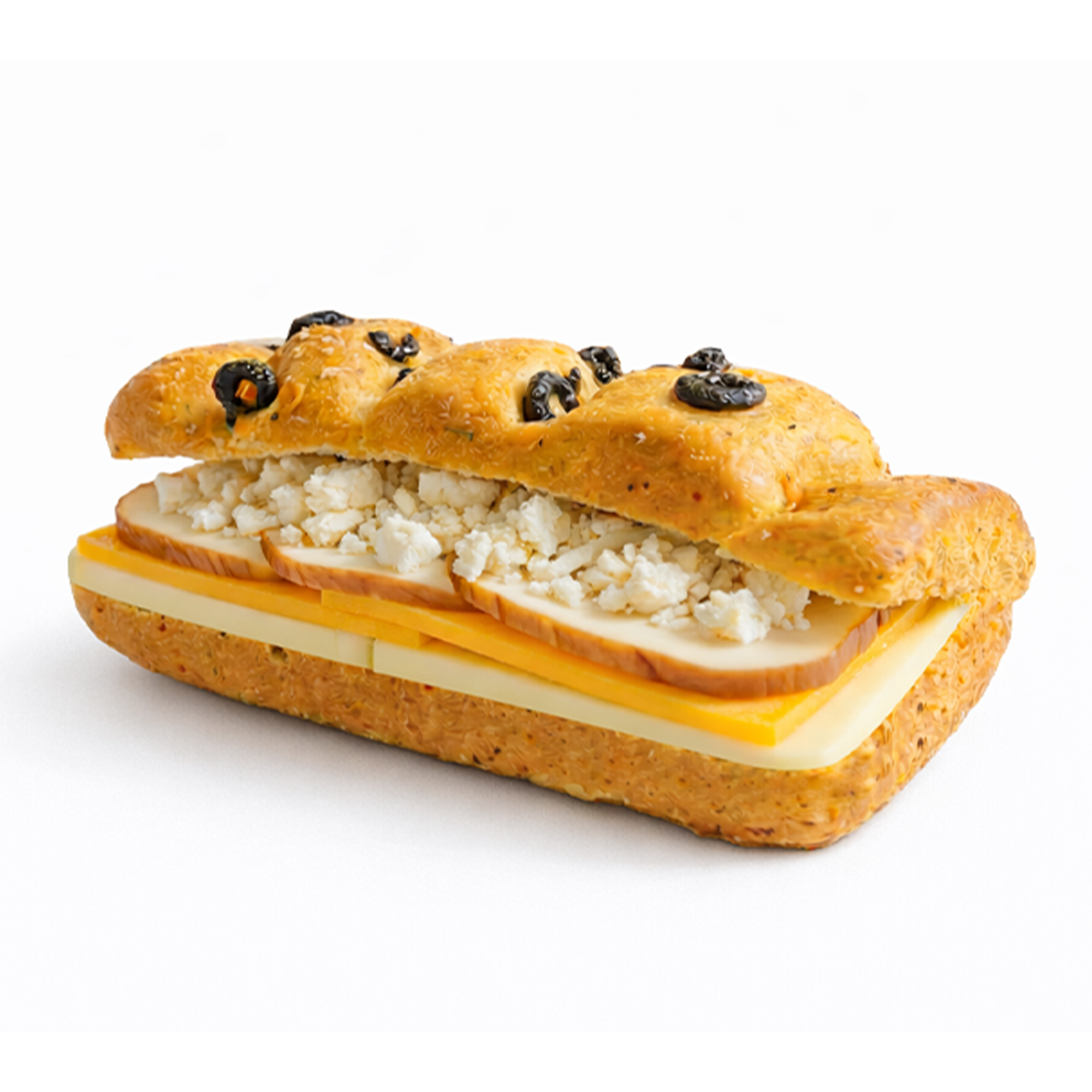 Focaccia 5 Peynirli Sandviç